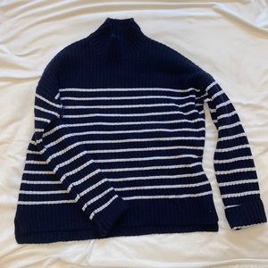 Navy/White Stripe Alex Mill Turtleneck - Size Small, NEVER WORN!
